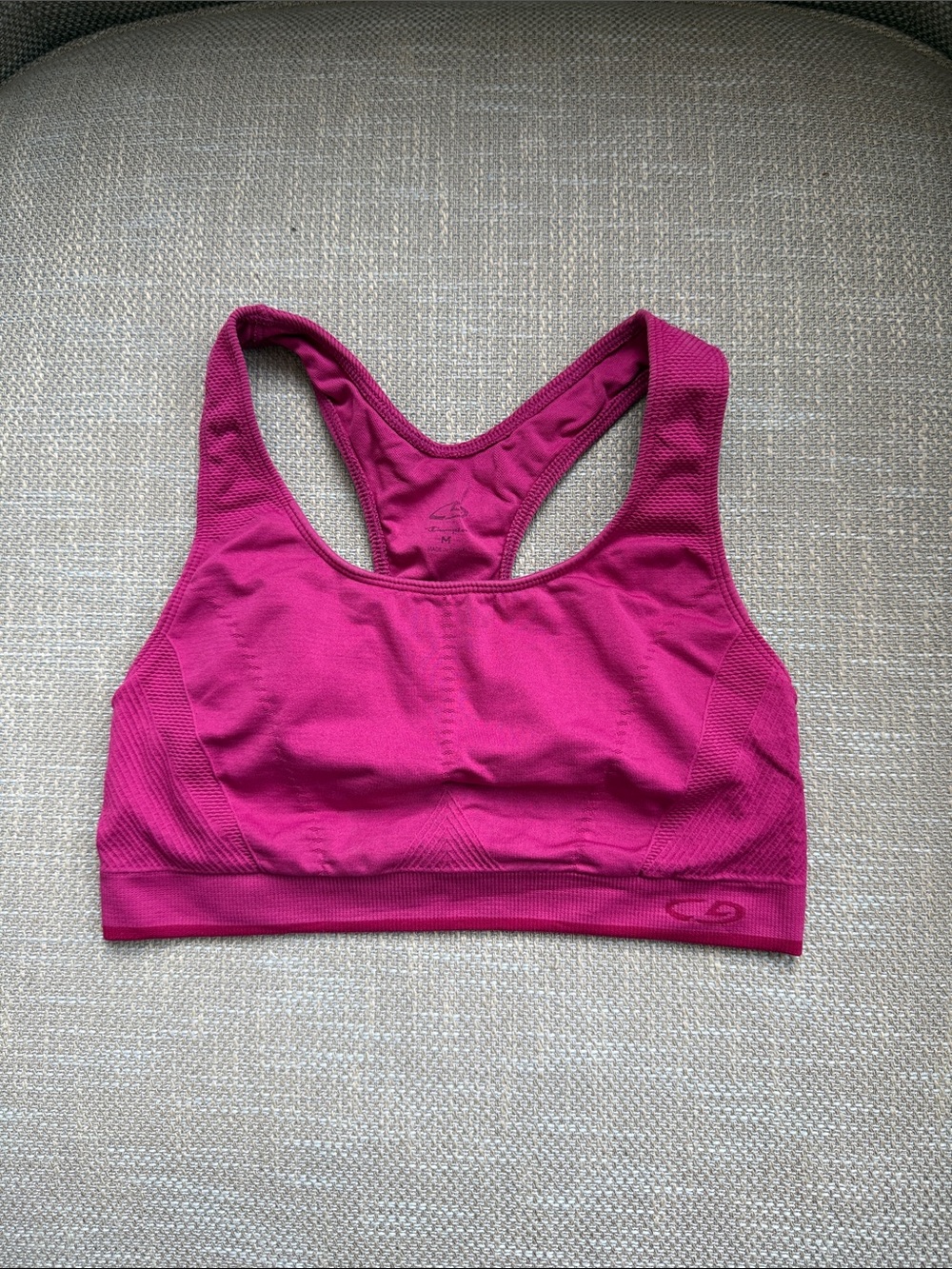 Champion Seamless Racerback Sports Bra in Magenta